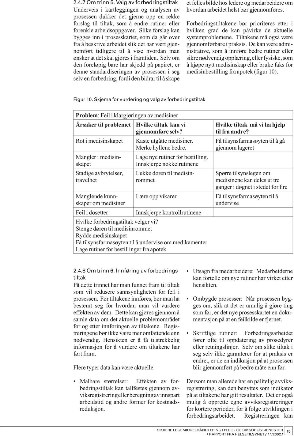 Selv om den foreløpig bare har skjedd på papiret, er denne standardiseringen av prosessen i seg selv en forbedring, fordi den bidrar til å skape et felles bilde hos ledere og medarbeidere om hvordan