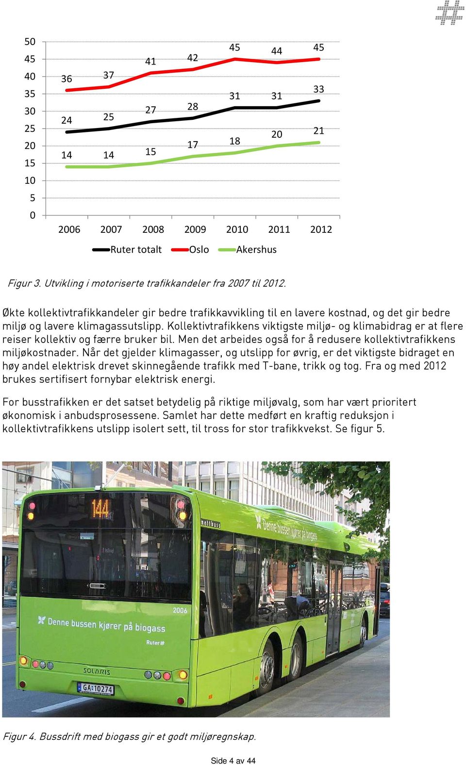 Kollektivtrafikkens viktigste miljø- og klimabidrag er at flere reiser kollektiv og færre bruker bil. Men det arbeides også for å redusere kollektivtrafikkens miljøkostnader.