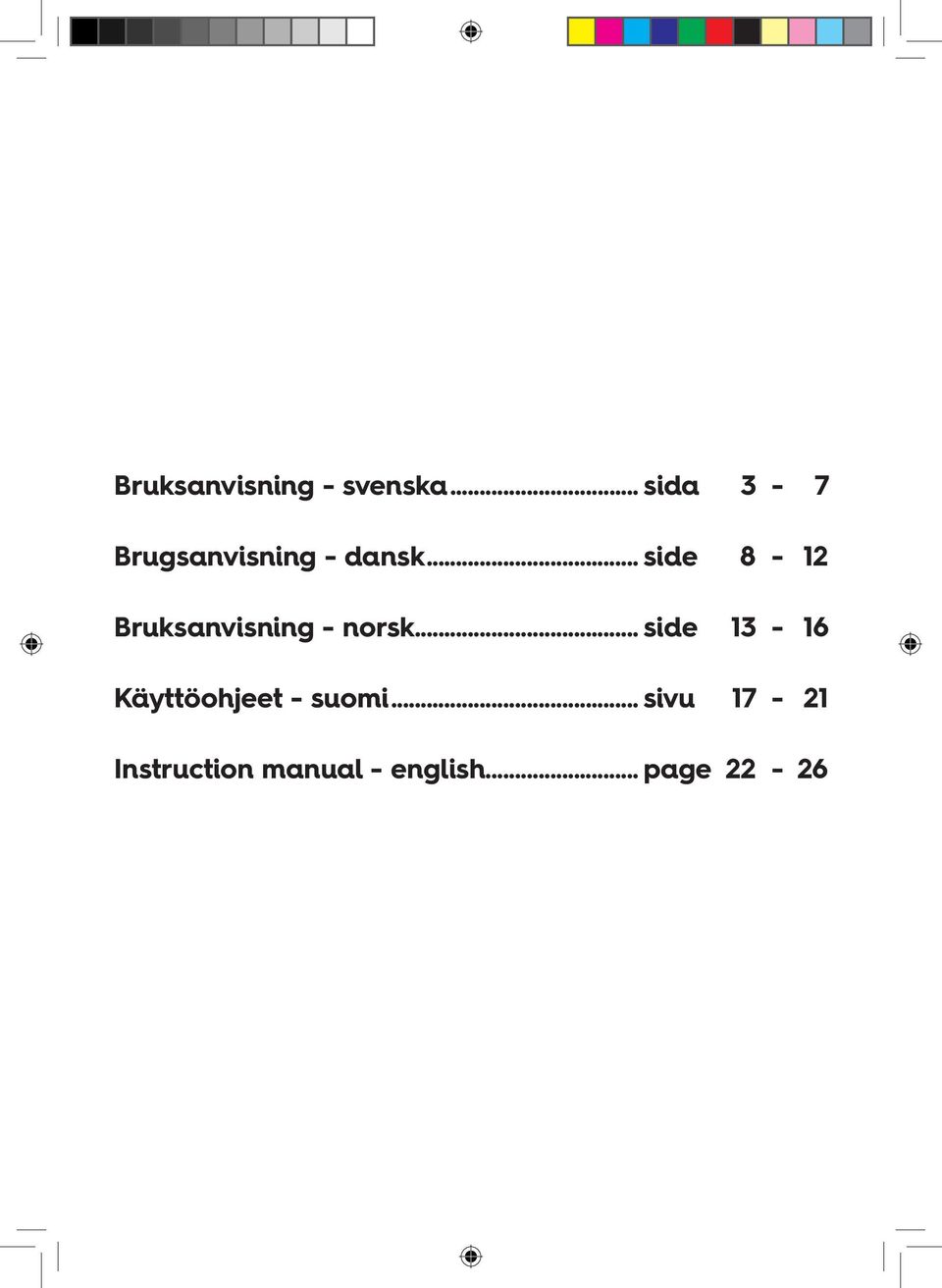 .. side 8-12 Bruksanvisning - norsk.