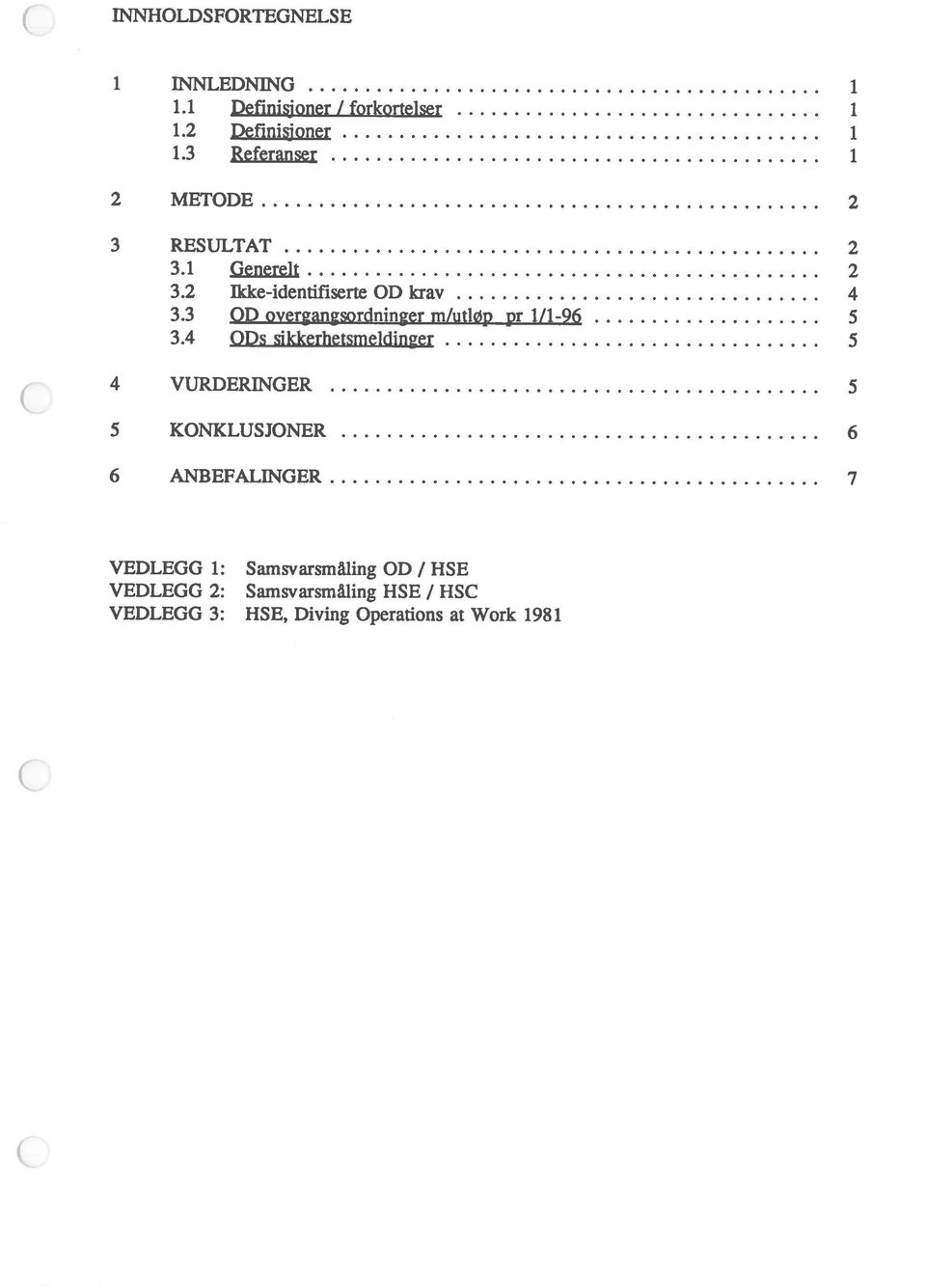 3 OD overangsordninger m/utlp pr 1/1-96 5 3.