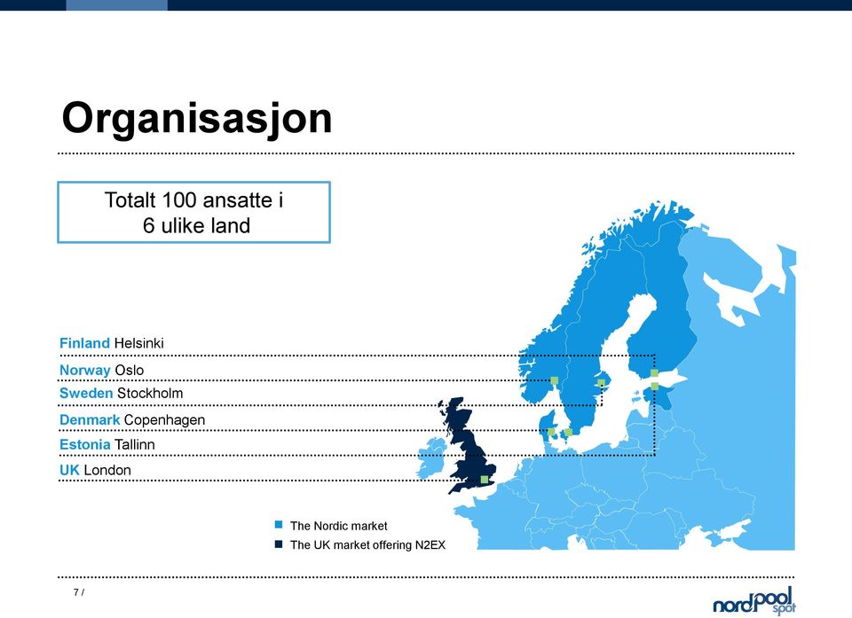 Denmark Copenhagen Estonia Tallinn UK London