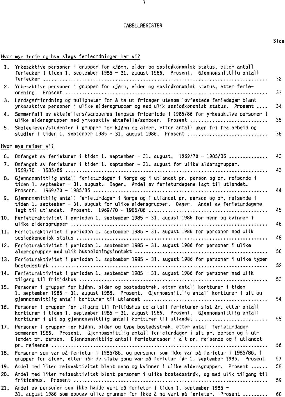 LOrdagsfriordning og muligheter for A ta ut fridager utenom lovfestede feriedager blant yrkesaktive personer i ulike aldersgrupper og med ulik sosiodkonomisk status. Prosent 34 4.