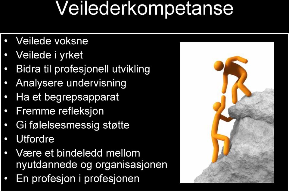 begrepsapparat Fremme refleksjon Gi følelsesmessig støtte