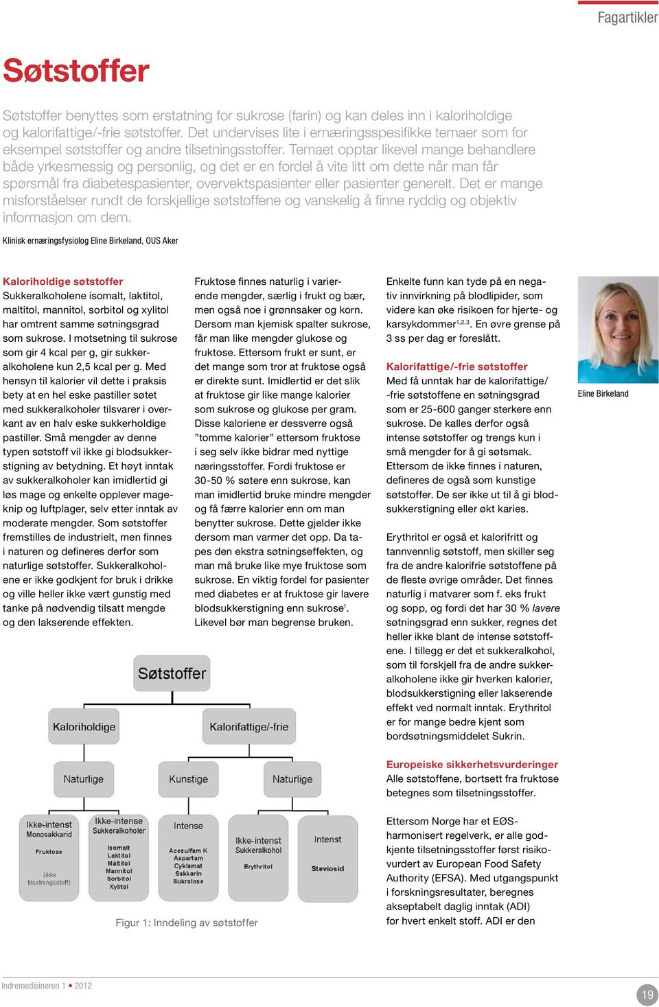 Temaet opptar likevel mange behandlere både yrkesmessig og personlig, og det er en fordel å vite litt om dette når man får spørsmål fra diabetespasienter, overvektspasienter eller pasienter generelt.