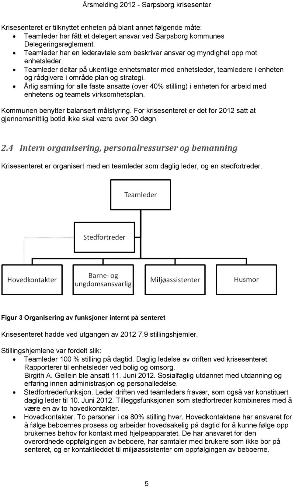 Teamleder deltar på ukentlige enhetsmøter med enhetsleder, teamledere i enheten og rådgivere i område plan og strategi.