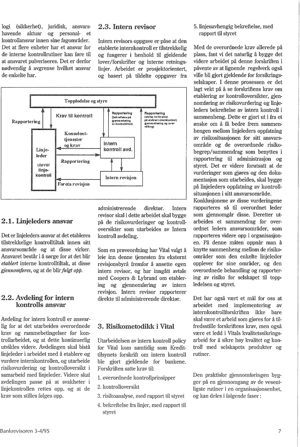 Rapport ering Linjeledel' utover linjekontroll 2.1.