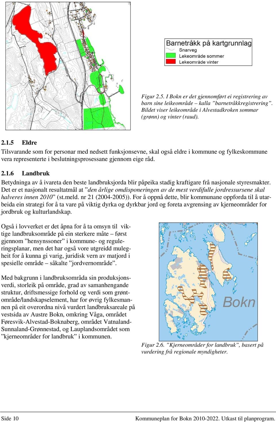 6 Landbruk Betydninga av å ivareta den beste landbruksjorda blir påpeika stadig kraftigare frå nasjonale styresmakter.