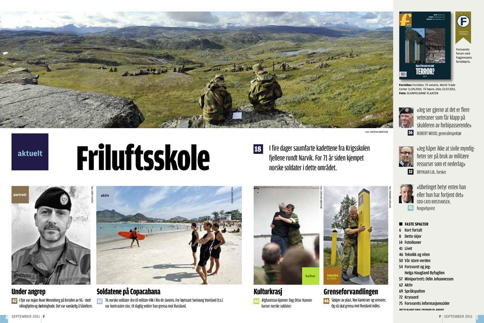 I fire dager saumfarte kadettene fra Krigsskolen fjellene rundt Narvik. For 71 år siden kjempet norske soldater i dette området.