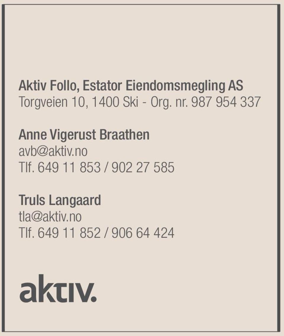 987 954 337 Anne Vigerust Braathen avb@aktiv.no Tlf.