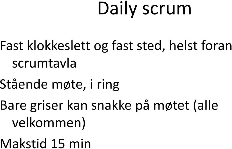 møte, i ring Bare griser kan snakke