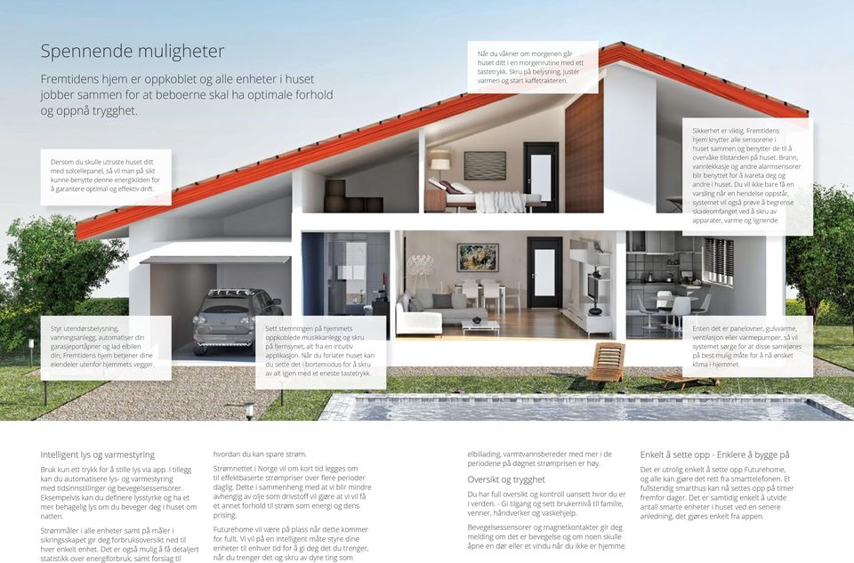 Dersom du skulle utruste huset ditt med solcellepanel, så vil man på sikt kunne benytte denne energikilden for å garantere optimal og effektiv drift. Sikkerhet er viktig.