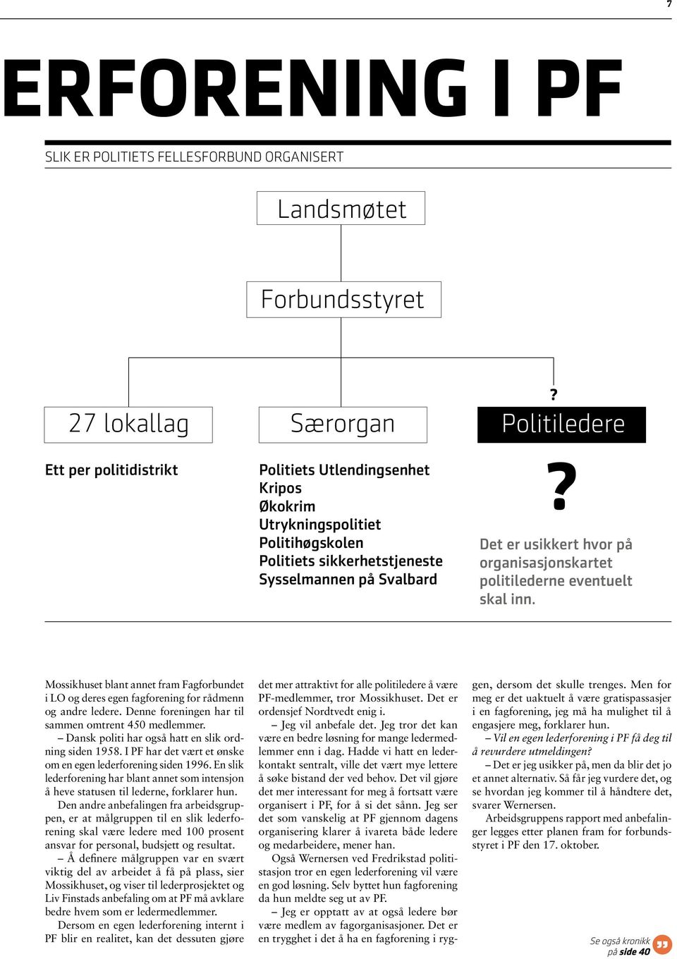 Mossikhuset blant annet fram Fagforbundet i LO og deres egen fagforening for rådmenn og andre ledere. Denne foreningen har til sammen omtrent 450 medlemmer.