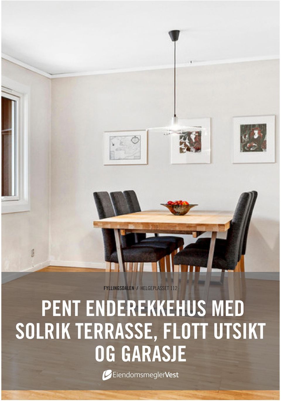 ENDEREKKEHUS MED SOLRIK