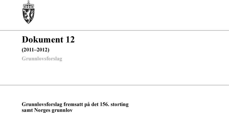 fremsatt på det 156.