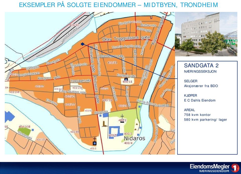 Aksjonærer fra BDO KJØPER E C Dahls Eiendom