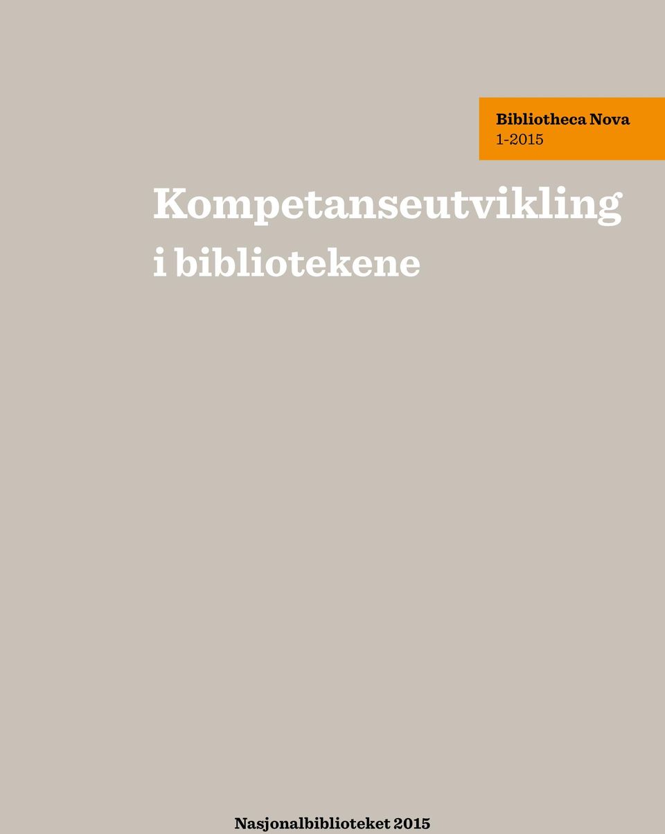 Kompetanseutvikling