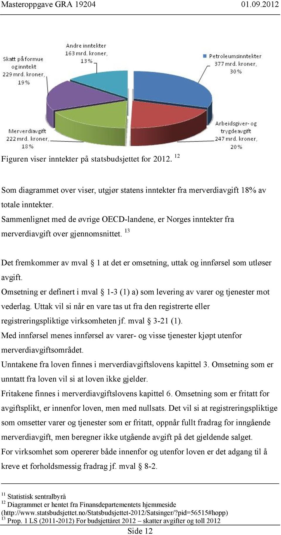 Omsetning er definert i mval 1-3 (1) a) som levering av varer og tjenester mot vederlag. Uttak vil si når en vare tas ut fra den registrerte eller registreringspliktige virksomheten jf. mval 3-21 (1).