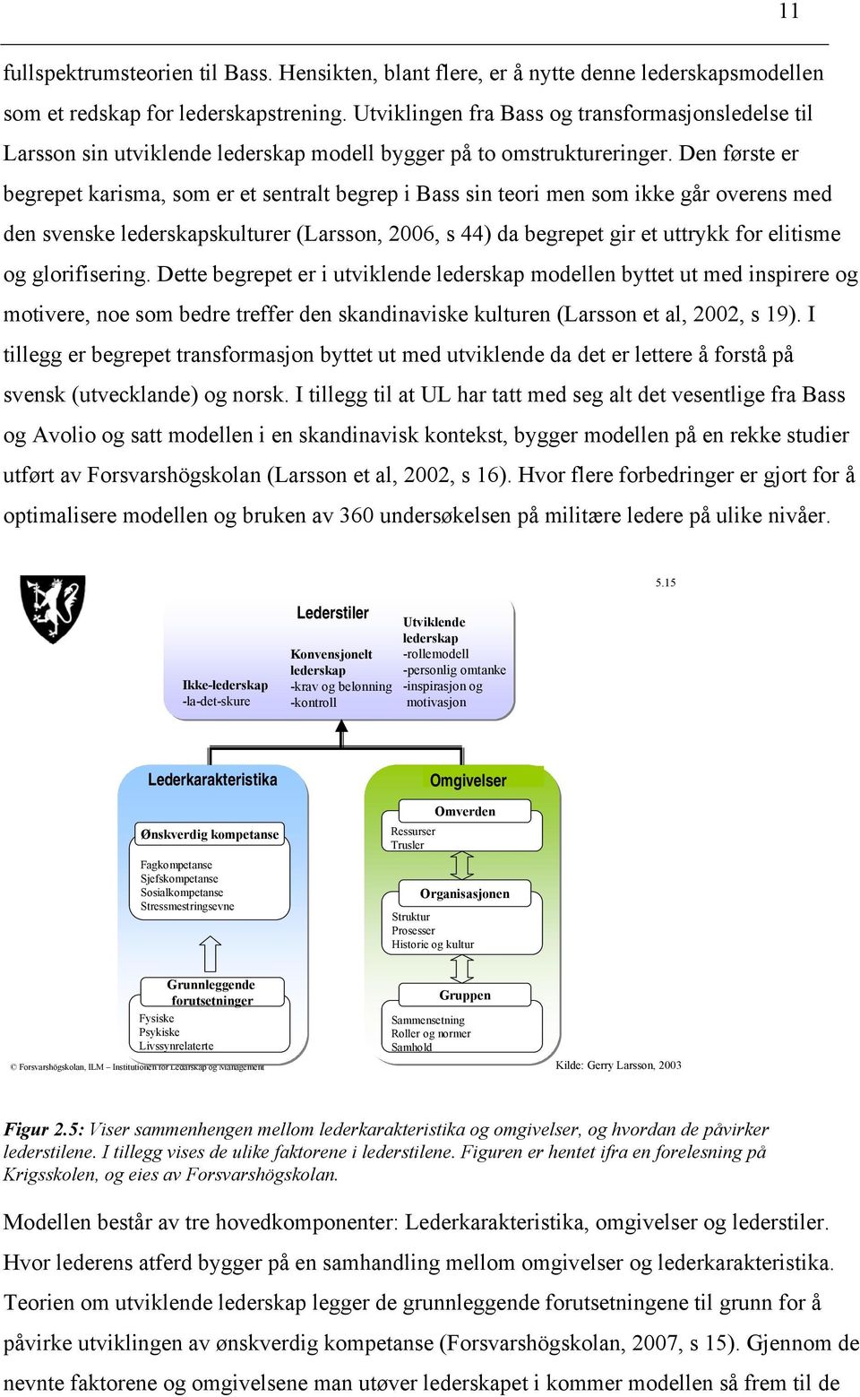 Den første er begrepet karisma, som er et sentralt begrep i Bass sin teori men som ikke går overens med den svenske lederskapskulturer (Larsson, 2006, s 44) da begrepet gir et uttrykk for elitisme og