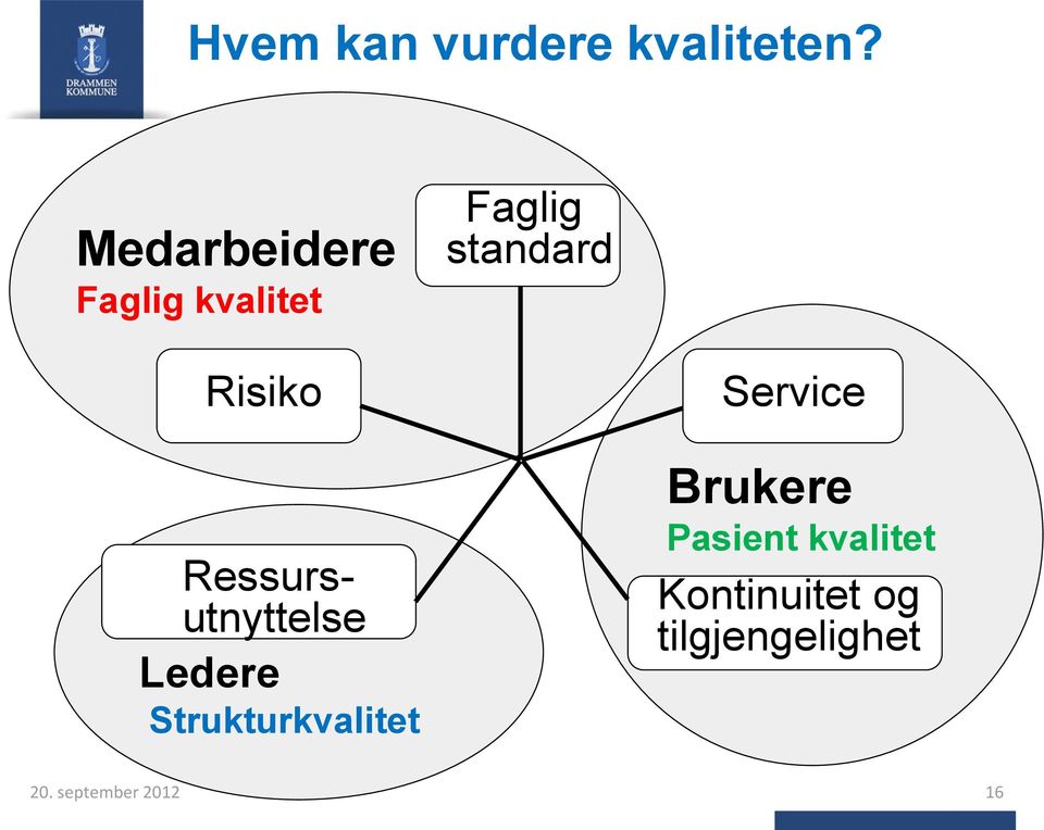 Ressursutnyttelse Ledere Strukturkvalitet Service