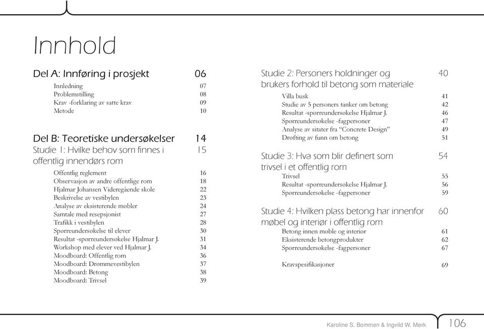 Spørreundersøkelse til elever Resultat -spørreundersøkelse Hjalmar J. Workshop med elever ved Hjalmar J.