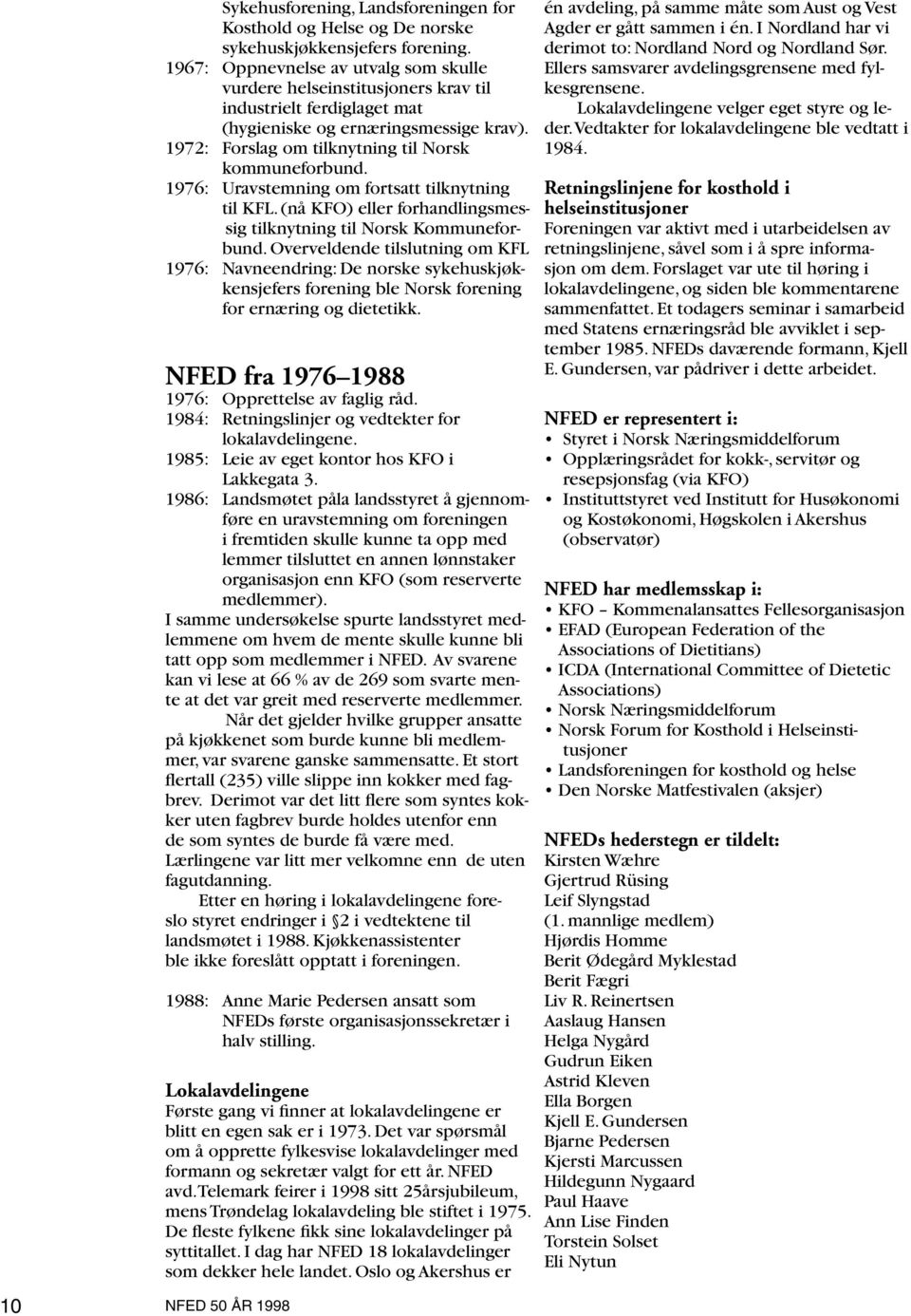 1976: Uravstemning om fortsatt tilknytning til KFL. (nå KFO) eller forhandlingsmessig tilknytning til Norsk Kommuneforbund.