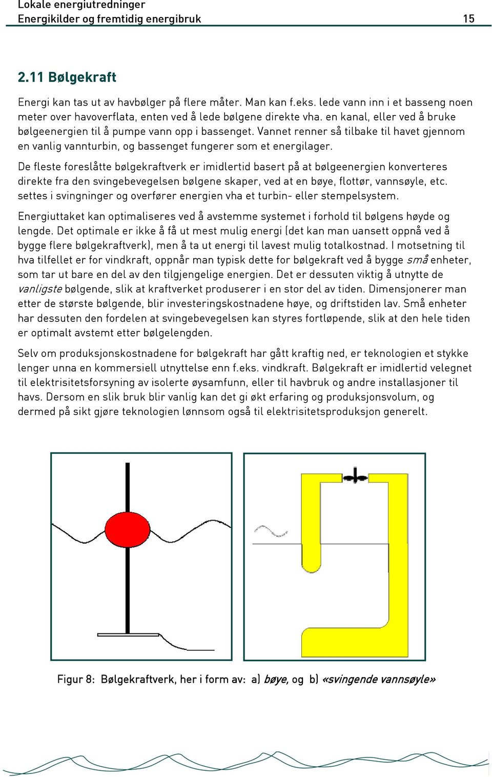 Vannet renner så tilbake til havet gjennom en vanlig vannturbin, og bassenget fungerer som et energilager.