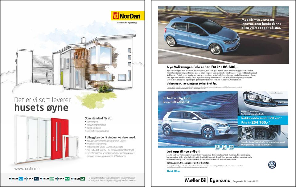 FrontAssist med City nødbrems gjør at bilen stopper automatisk for hindringer i veien ved for eksempel køkjøring.