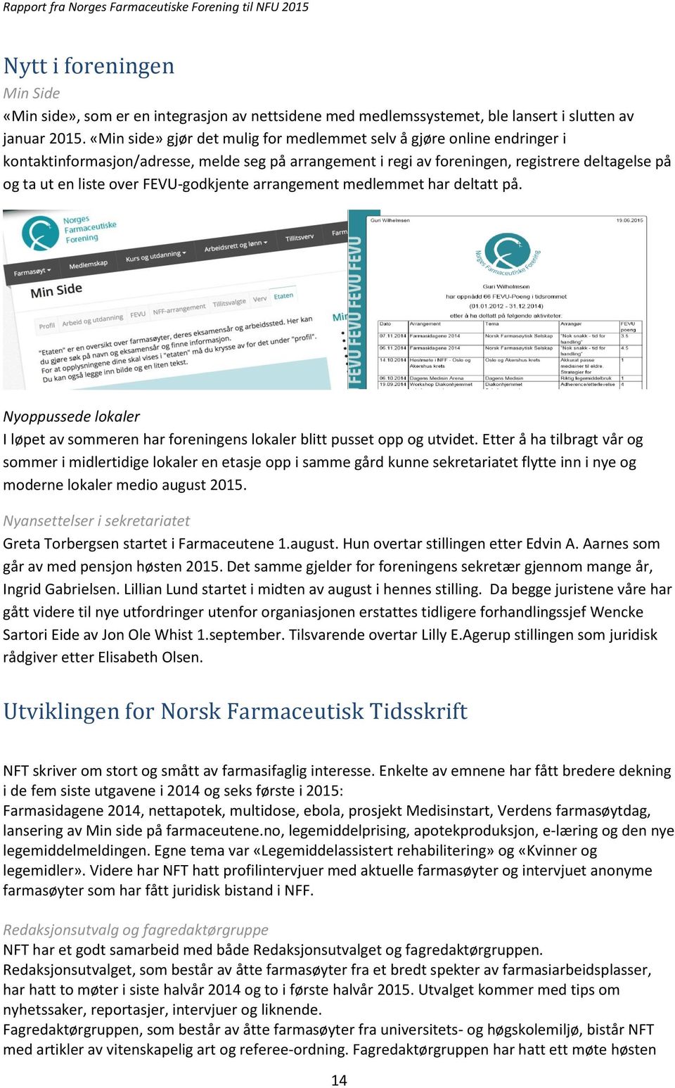 FEVU-godkjente arrangement medlemmet har deltatt på. Nyoppussede lokaler I løpet av sommeren har foreningens lokaler blitt pusset opp og utvidet.