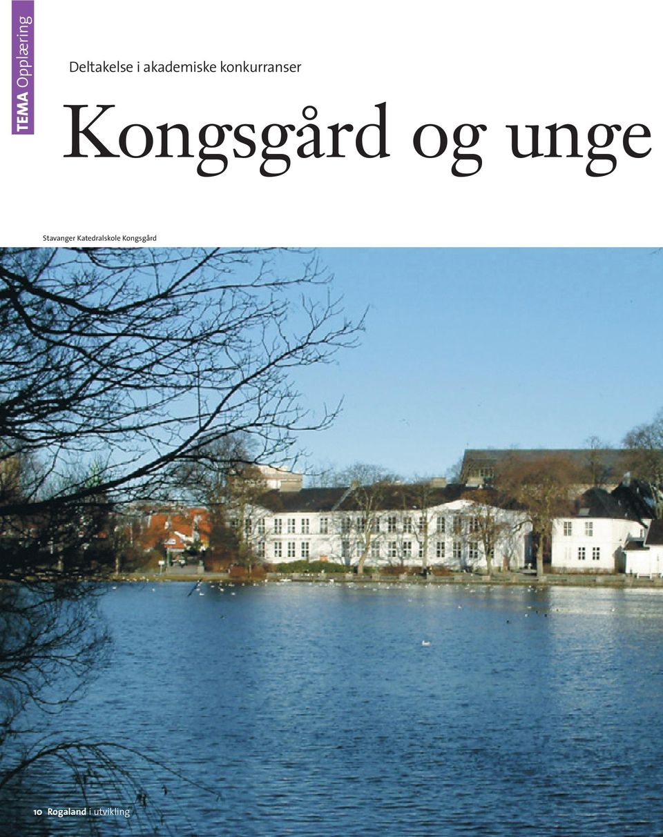 Kongsgård og unge Stavanger