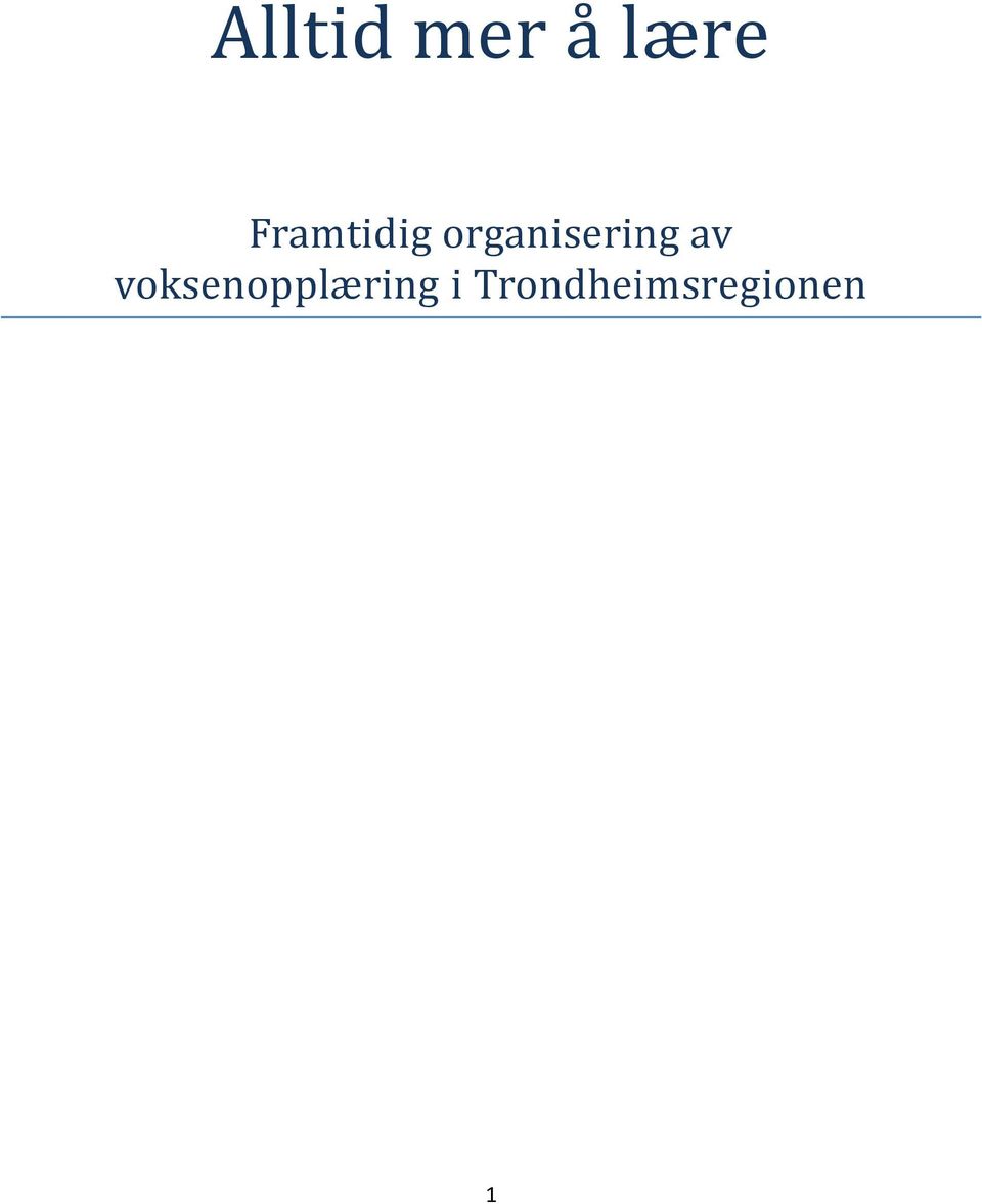 organisering av