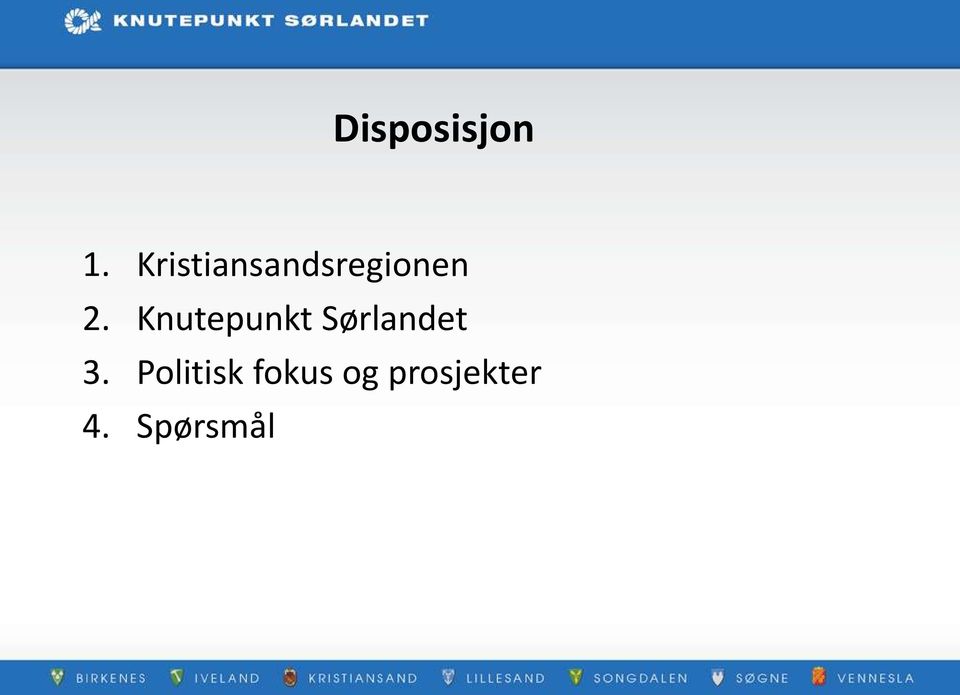 Knutepunkt Sørlandet 3.