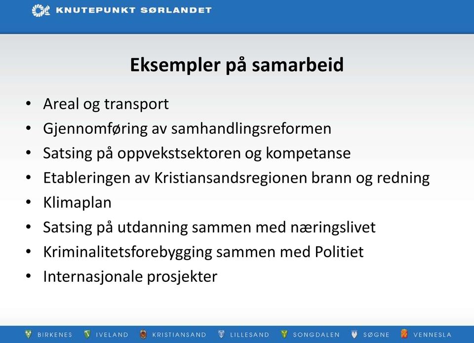 av Kristiansandsregionen brann og redning Klimaplan Satsing på utdanning