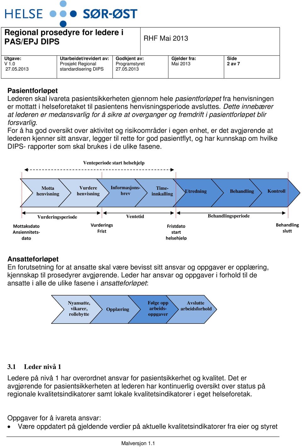 For å ha god oversikt over aktivitet og risikoområder i egen enhet, er det avgjørende at lederen kjenner sitt ansvar, legger til rette for god pasientflyt, og har kunnskap om hvilke DIPS- rapporter