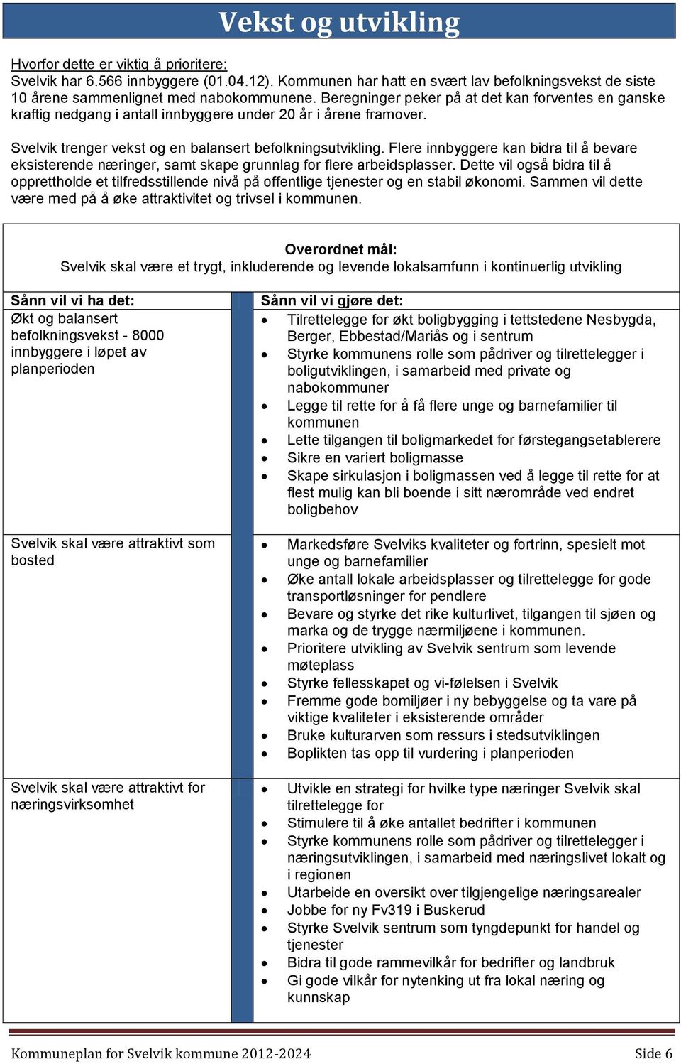 Flere innbyggere kan bidra til å bevare eksisterende næringer, samt skape grunnlag for flere arbeidsplasser.