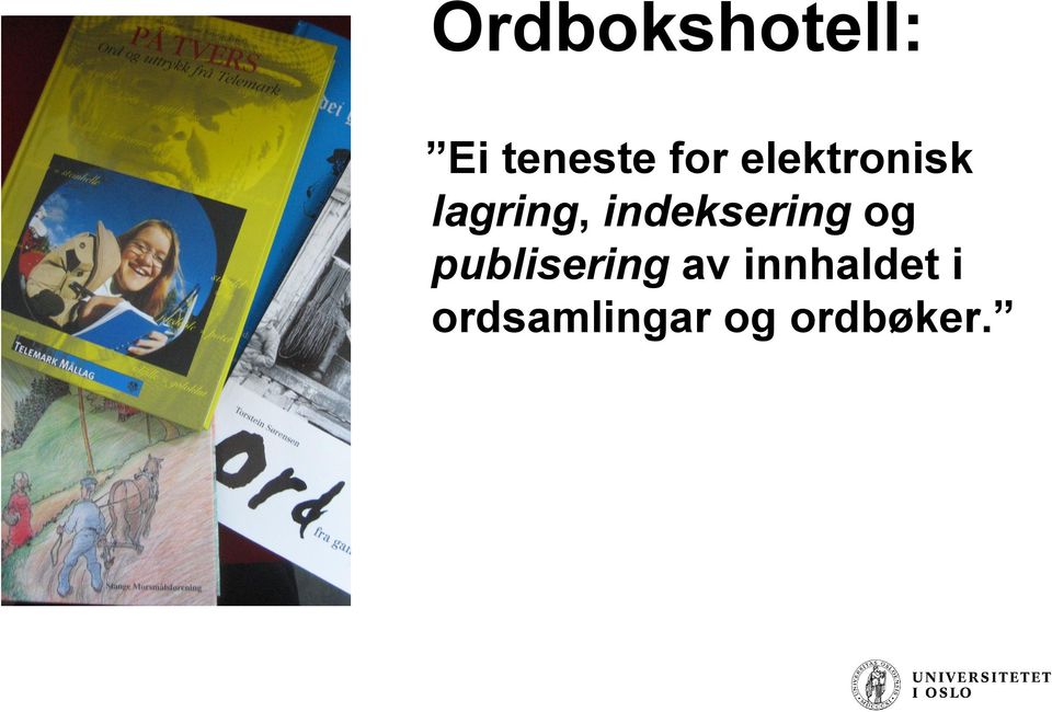 indeksering og publisering av