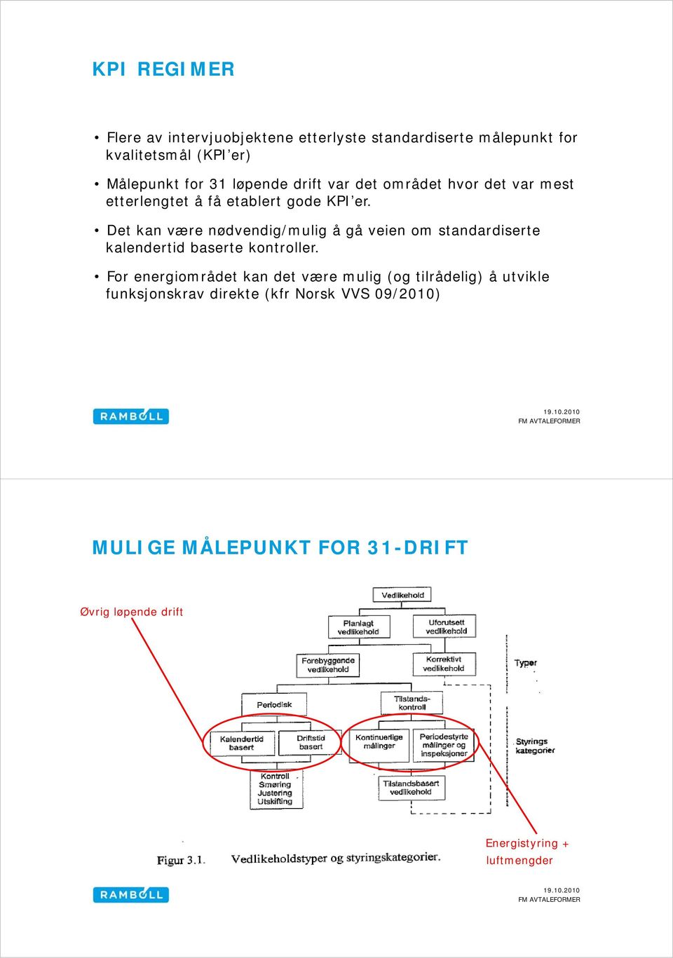 Det kan være nødvendig/mulig å gå veien om standardiserte kalendertid baserte kontroller.