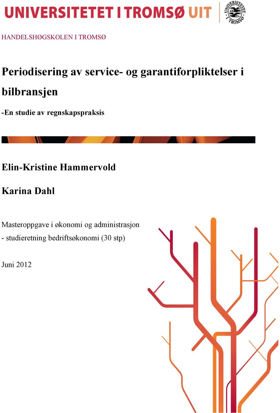 regnskapspraksis Elin-Kristine Hammervold Karina Dahl