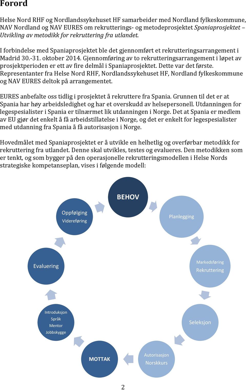 Gjennomføring av to rekrutteringsarrangement i løpet av prosjektperioden er ett av fire delmål i Spaniaprosjektet. Dette var det første.