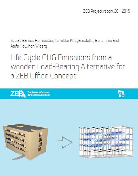 Embodied emission in materials Bruk av tre i kombinasjon med betong og stål i bærekonstruksjonen