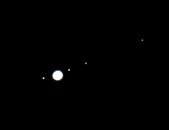 Artikkel 17 - De fire universmodellene Jupiter med alle sine måner er et solsystem i miniatyr.