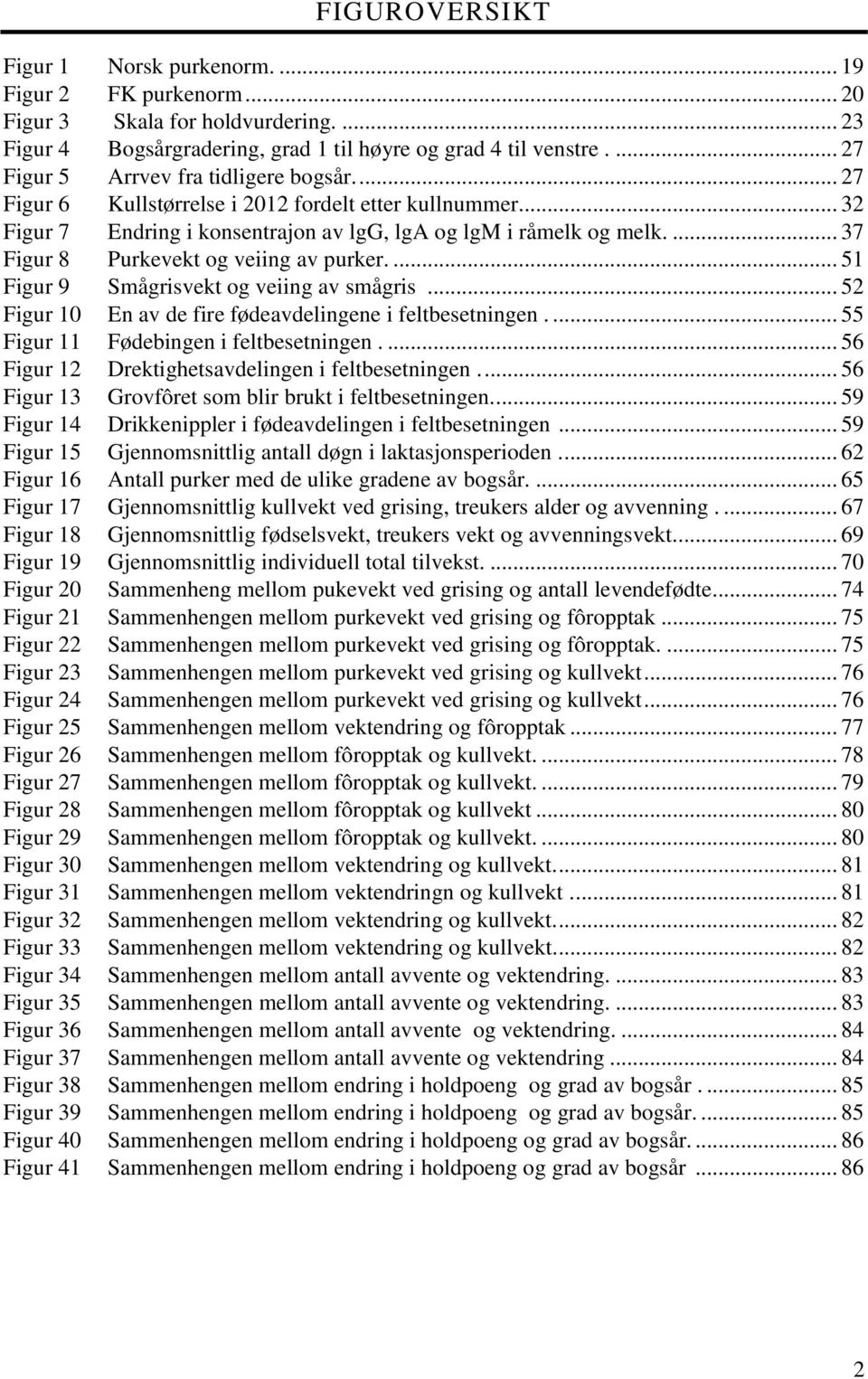 ... 37 Figur 8 Purkevekt og veiing av purker.... 51 Figur 9 Smågrisvekt og veiing av smågris... 52 Figur 10 En av de fire fødeavdelingene i feltbesetningen.... 55 Figur 11 Fødebingen i feltbesetningen.