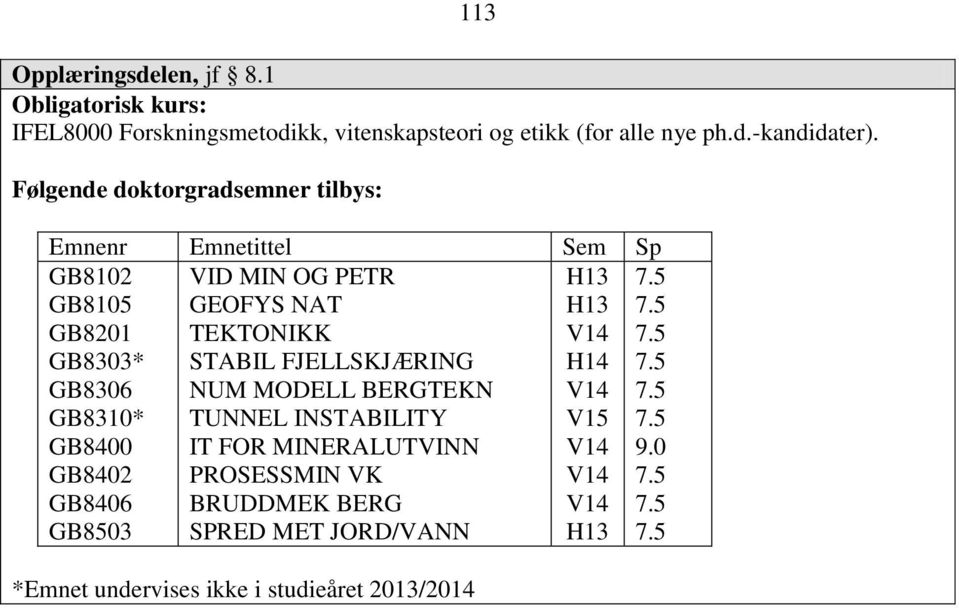 VID MIN OG PETR GEOFYS NAT TEKTONIKK STABIL FJELLSKJÆRING NUM MODELL BERGTEKN TUNNEL INSTABILITY IT FOR MINERALUTVINN PROSESSMIN