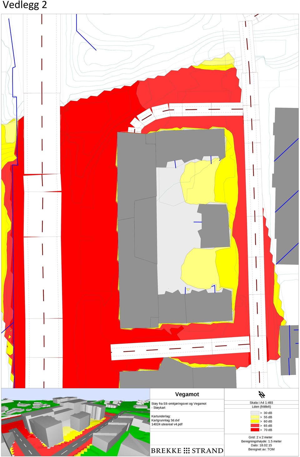 pdf Skala i A4 1:493 Lden (frittfelt) > 30 db > db > 60 db >