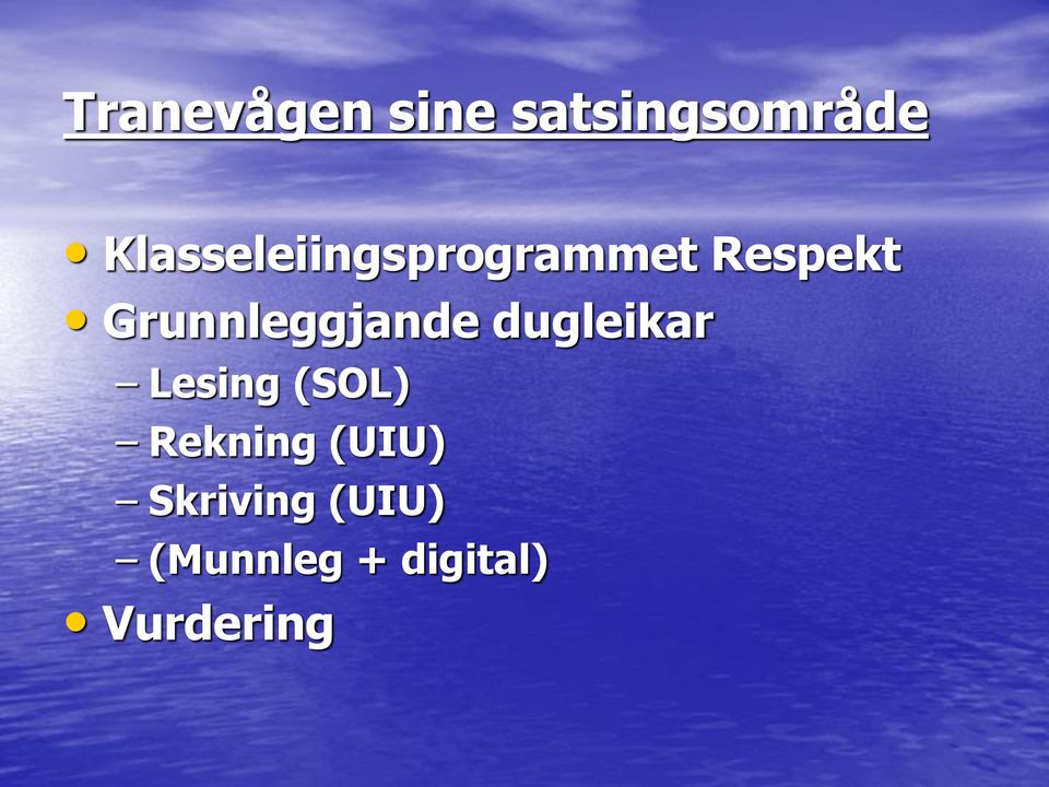 Grunnleggjande dugleikar Lesing (SOL)