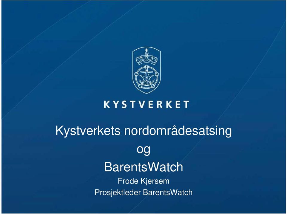 BarentsWatch Frode