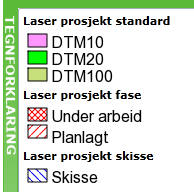 Bruk av eksisterende laserdata Gjennom de siste 4-5 årene er det i Geovekst-samarbeidet årlig etablert mellom 10-30.000 km 2 detaljerte høydedatamodeller basert på laserskanning.