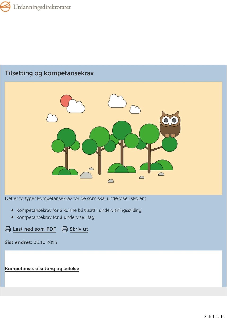 undervisningsstilling kompetansekrav for å undervise i fag Last ned som