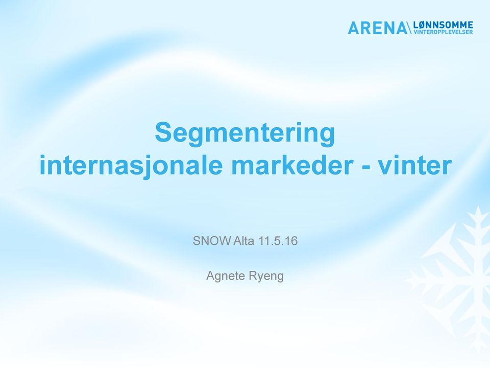 markeder - vinter