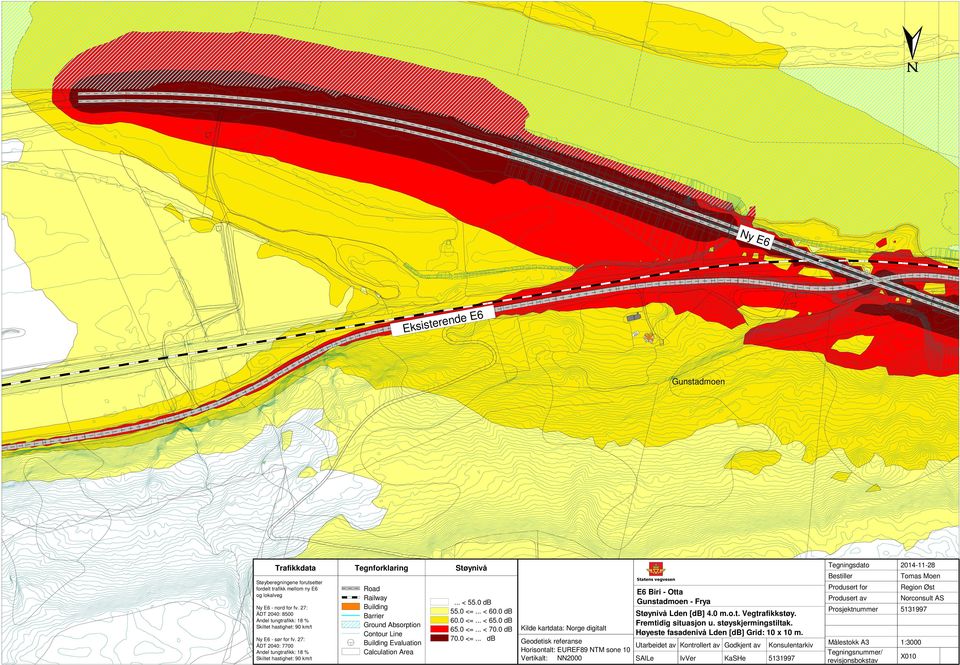 0 db Lden [db] 4.0 m.o.t. Vegtrafikkstøy.