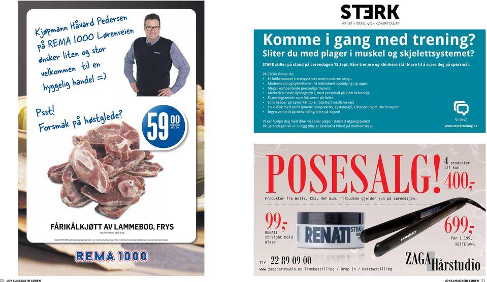 Markedets beste åpningstider, med personell på jobb bestandig. Et treningssenter som fokuserer på helse. Som beboer på Løren får du et rabattert medlemskap!